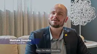 A conversation with Dr Matthew Govorko, Cancer Council WA