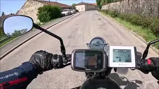 De Saint-Baussant au lac de Madine / Moto Guzzi V7 Stone 850