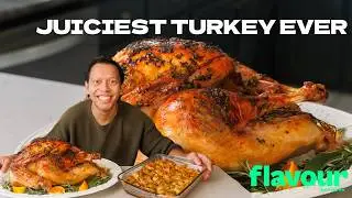 Как приготовить самую сочную индейку с лучшей начинкой на свете! 🦃