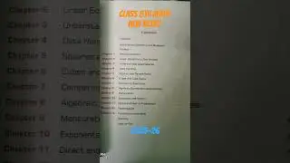 Class 8th  MATH Syllabus 2025-26 C.B.S.E
