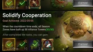 The ants: solidification cooperation in lost island| Hunt hornet | occupy lair 5 & lvl 4 ferry
