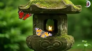 🎵🌧️ Relaxing Piano and Nature Sounds | Sacred Flame| Deep Sleep, Healing and Meditation Music 🌙