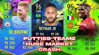 FIFA 21 - THE BIGGEST FIFA ULTIMATE TEAM MARKET CRASH! FUTTIES TEAM 2!!