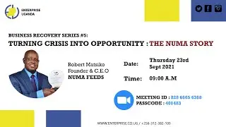 Business Recovery Series #5thEdition (Turning Crisis into Opportunity) By Robert Matsiko