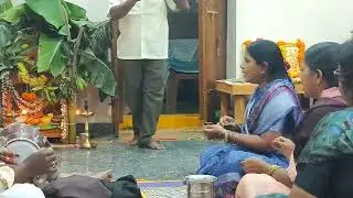 సుబ్బారెడ్డి స్వామి వారి ఇంట్లో రాత్రిపూట భజన కార్యక్రమం