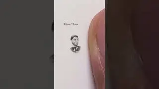 Micro Portrait of Krishna Rathi 🔥 #art #shorts