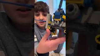 Sonic legos:tails cyclone v.s metal sonic