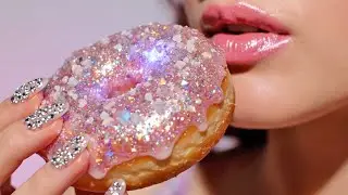 Making Famous Food - Crystal Donut, NewYork Strawberry Cheesecake | ASMR Glass Cooking
