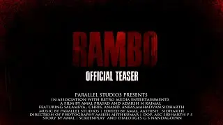 RAMBO - Official Teaser | Parallel Studios  | Retro Media Entertainments