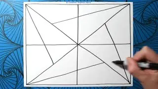 Phenomenal Artistic 3D Pattern / Relaxing Spiral Art Drawing / Optical Line Illusion #11