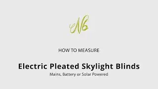 Electric Pleated Skylight Blinds and Lantern Blinds  - Measuring and Specification