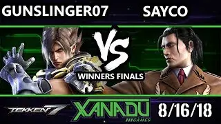 F@X 263 Tekken 7- Darth | Sayco (Dragunov) Vs. gunslinger07 (Lars) - Tekken 7 Winners Finals