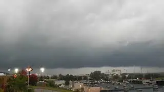 SQUALL LINE CHASE IN HARRISONBURG, VA 10.19.25 (FOOTAGE ONLY)