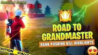 BR-Ranked Season 34 Grandmaster rank push Highlights 🔥 by Hotdude X Gaming || Free Fire rank push ⚡