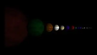Exoplanets and Moons size Comparison 1.1