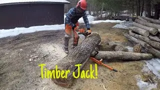 #269 Logox. Forestry Multi Tool. 4 Forestry Tools in 1. Kubota B2601 tractor. outdoor channel.