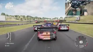 holden ZB commodore supercar/Grid game   Sydney sprint cup driving with logitech g29