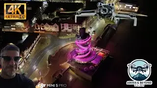 Redcar Beacon Night Flight 2026 ●Dji mini 5 Pro● #djimini5pro 