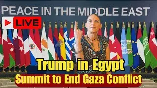 🇺🇸 LIVE NOW: TRUMP IN EGYPT AT GAZA PEACE SUMMIT | U.S. GOVERNMENT SHUTDOWN UPDATE!