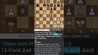 Nihal Sarin vs Santosh Gujrathi Vidit || Tata Steel Chess India 2026 - Open Rapid, Round 6