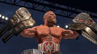 All Brock Lesnar Championships Wins in WWE! (WWE 2K22)