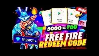 FREE FIRE LIVE REDEEM CODE GIVEAVWAY 🎁 FREE FIRE LIVE GUILD TEST 🎯 LIVE REACTION FF LIVE #freefire