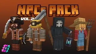 NPCs Pack Vol.2 - Minecraft Model (Mythic mobs, Model engine)