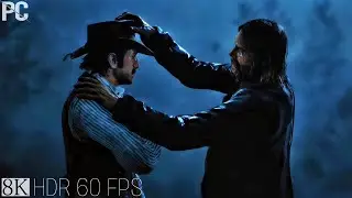 В конце концов Артур убил Мику, а Датч был спасён. 8K Ultra HD, HDR, Реалистичный мод.