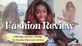 Brandon Blackwood Ani Boots: Unboxing, Review and OOTD Styling | Everyday Glam Outfit Ideas