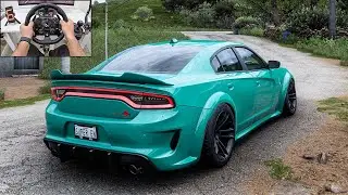 1000HP Dodge Charger Hellcat Redeye - Forza Horizon 5 | Logitech G923 Steering Wheel