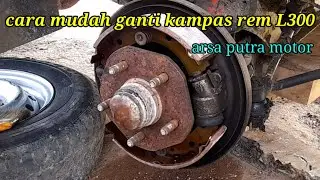 Cara ganti kampas rem depan L300