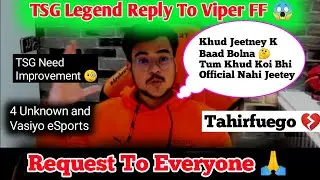 TSG Legend Reply To Viper 😱 How TSG Qualified at 38th Position 🤔 Sad on Thairfuego Incident 🥺