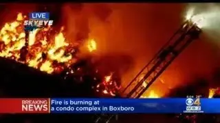 Fire Burning At Condo Complex In Boxboro