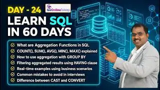 24 SQL Server   Aggregate Functions