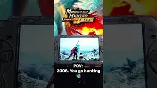 Monster Hunter - Freedom Unite (PSP 2000) #retrogaming #psp #monsterhunter