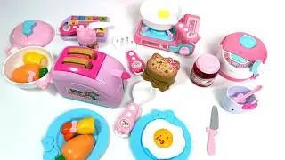 Toy Kitchen Set Unboxing 🧊🍳 | Calm ASMR Fridge, Sink & Cooking Playtime