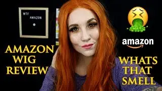 CHEAP Amazon Wig Review | WT* AMAZON? | Orange Wig Review