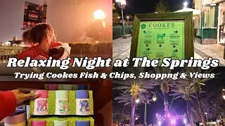 Family Night at Disney Springs: Cookes Fish & Chips, Relaxing Rain & Low Crowds