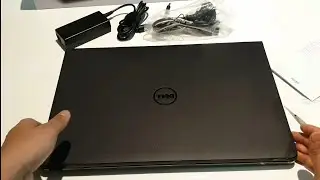 Dell inspiron 15 3000 laptop unboxing and setup for the first time.