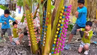 Survival Skills: SMART idea and USEFUL with Single Mom in forest #survival#bushcraft#funny#comedy