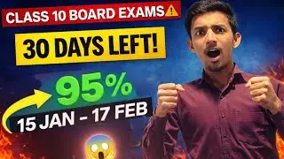 Class 10 Board Exam Last Strategy🤯 | 95% Score Plan (15 Jan&ndash;17 Feb) | Anmol bhaiya #class10thboards 