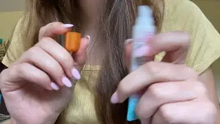asmr gum chewing, tapping, gripping, tracing & rambling