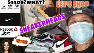 SHOE VLOG #1 $1400?WHAT? | WENT OUT TO FIND THE RIGHT SNEAKERS |YEEZY, AIR JORDAN, NMDS, REEBOK FURY