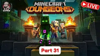 LIVE 🔴 - Playing Minecraft Dungeons Tower on PC | PS5 (Part 31)
