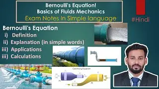 Bernoulli's Equation! | Basics Of Fluid Mechanics