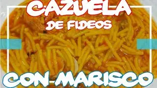 CAZUELA DE FIDEOS CON MARISCO CONGELADO EN OLLA GM. Receta muy fácil.
