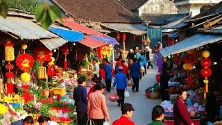 Vui nhộn. Giao thương  buôn bán cảnh chợ quê xã Sen ngư tỉnh Quảng trị. 