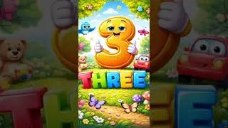 Learn Number 3 for Kids #KidsLearning#LearnNumbers#ToddlerLearning#PreschoolEducation#KidsShorts