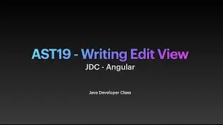 AST19  Writing Edit View