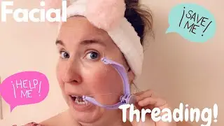 Facial THREADING with Slique + My First Time